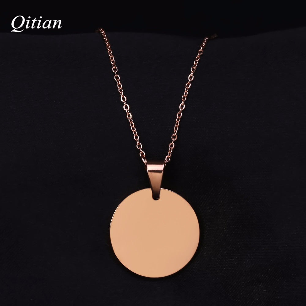 Customized Circle Necklace