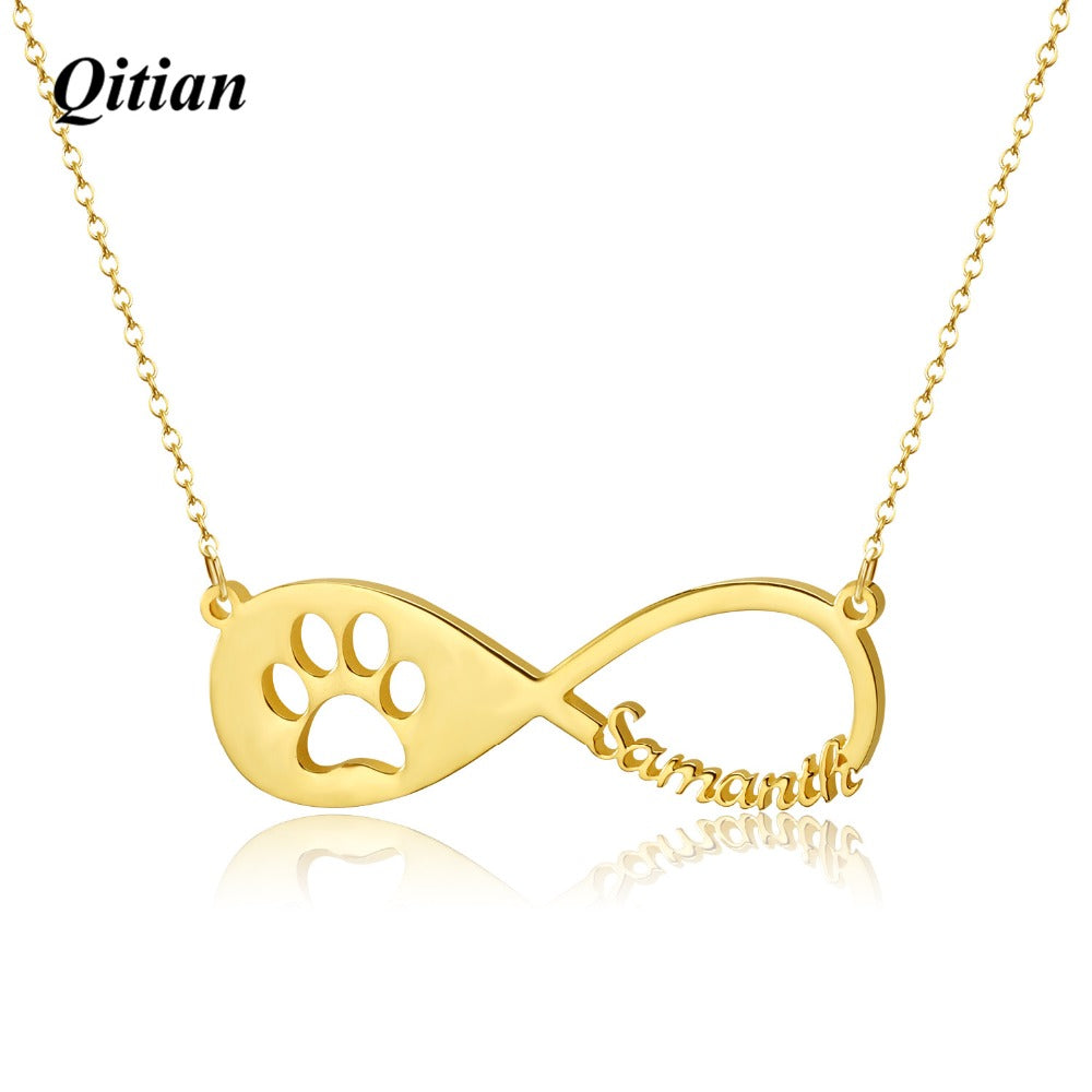 Collier Infini Patte Mignonne