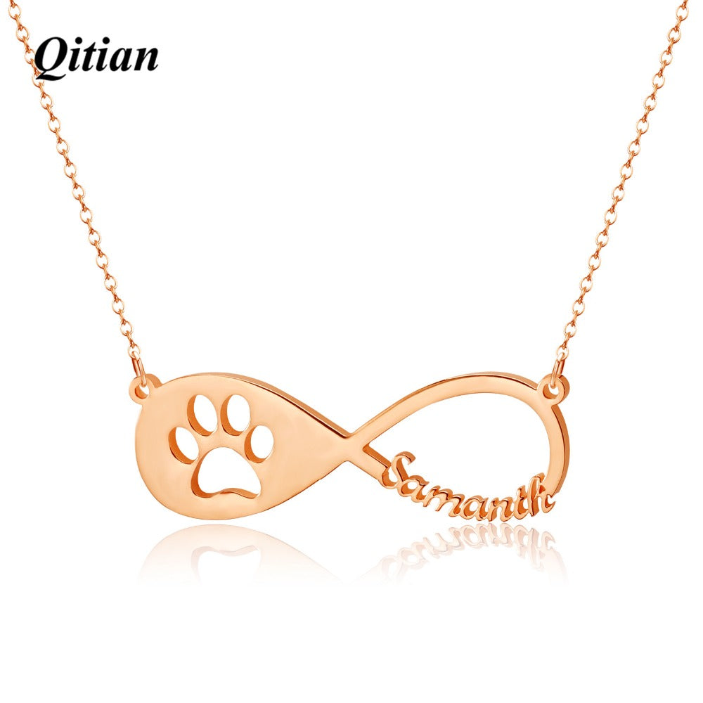 Collier Infini Patte Mignonne