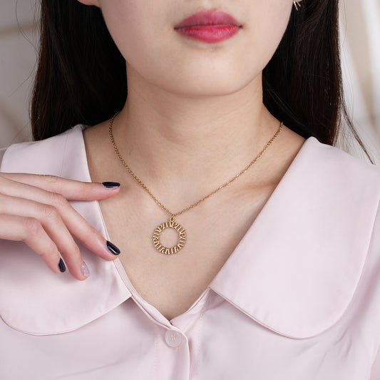 Collier cercle pour femme QN683