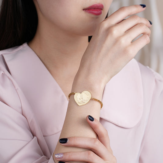 Mom Bracelet With Kids Name QB694