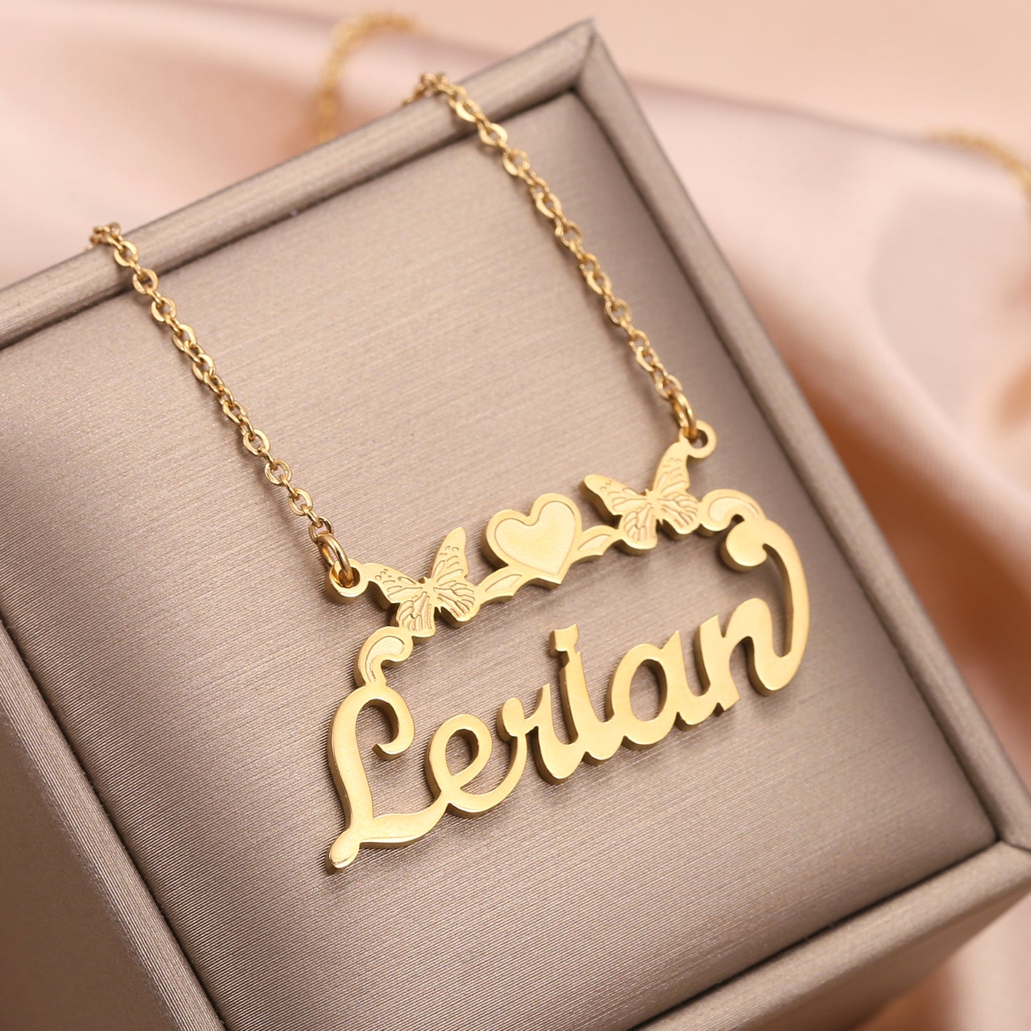 Butterfly Name Necklace QN622