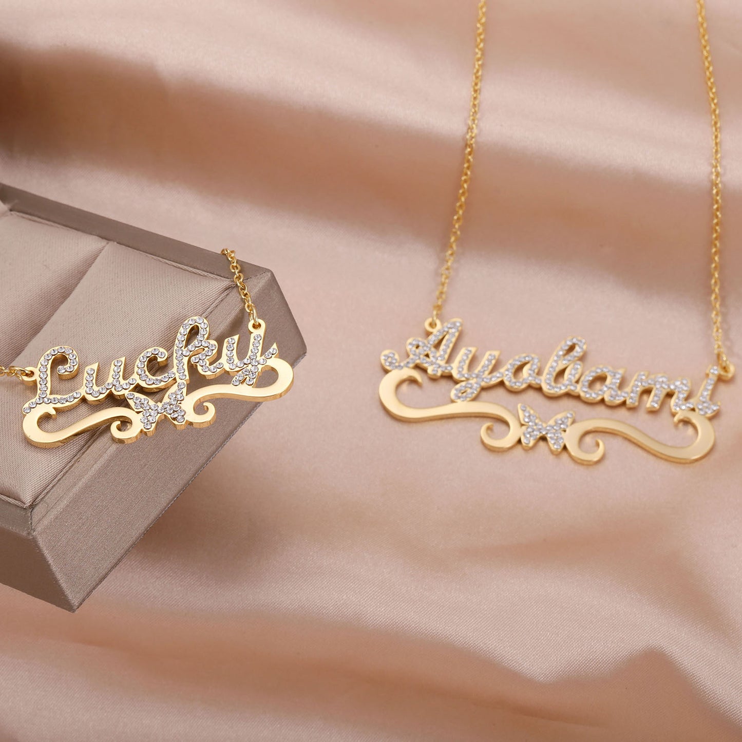 Collier Prénom Papillon QN680