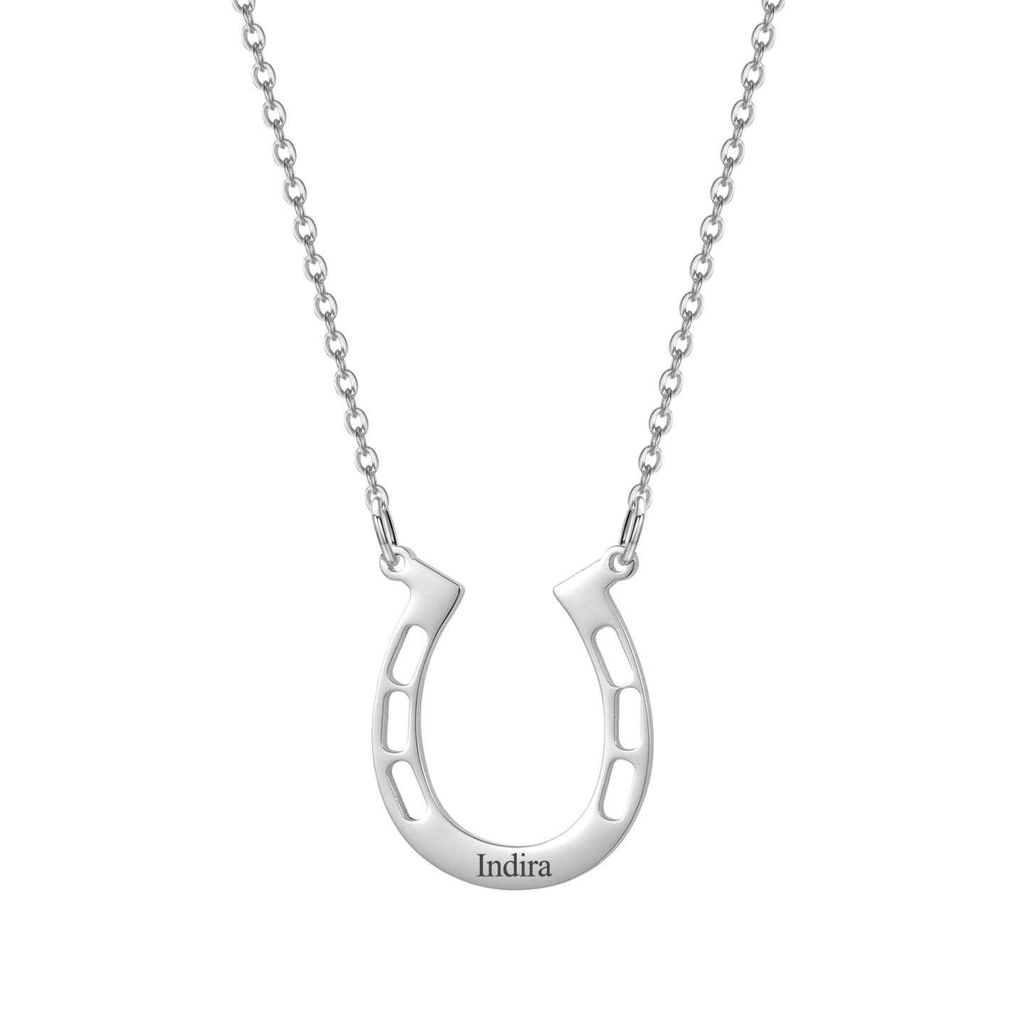 Horseshoe Pendants Name Necklaces MN1842