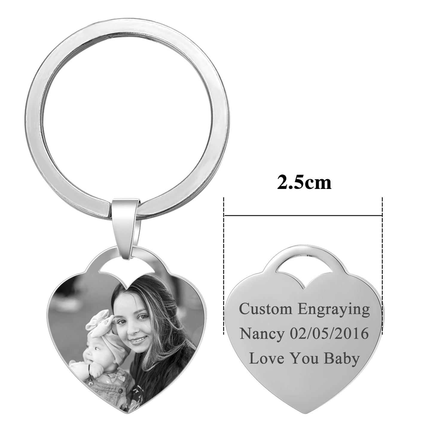 Custom Photo Keychain DK139