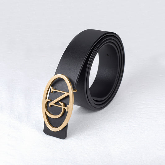 2 Letters Oval Belt Buckle