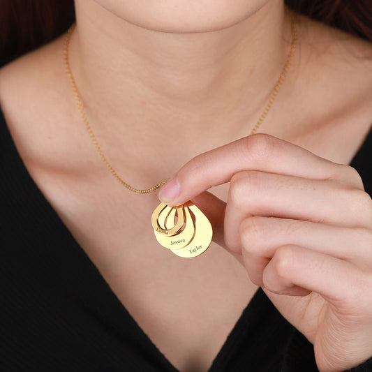 Customized Engraved 3 Names DN175