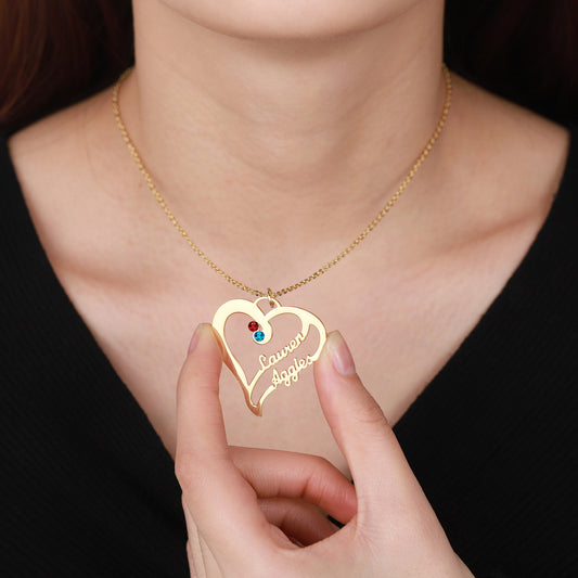 Heart Name Necklace  ZN176