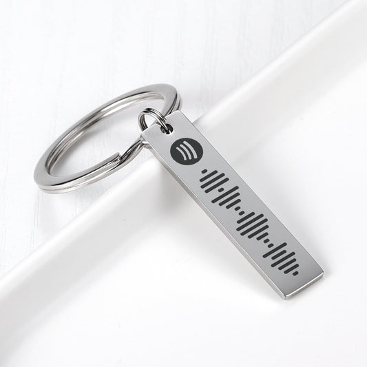 Musique Spotify Scan Code Keychain DK147