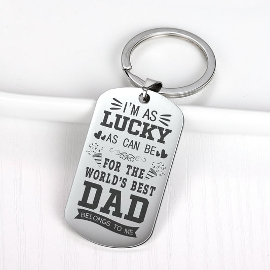 Porte-clés de l'armée de cadeaux de papa QPCK21518