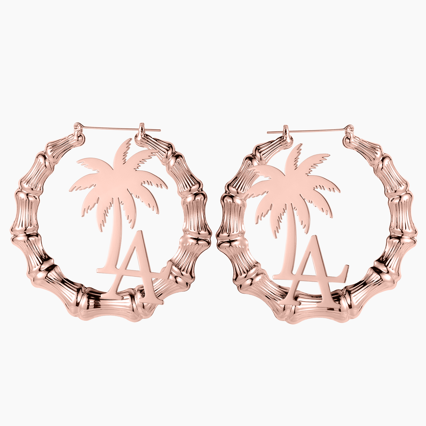 Coconut Tree Letter Bamboo Earring QE755