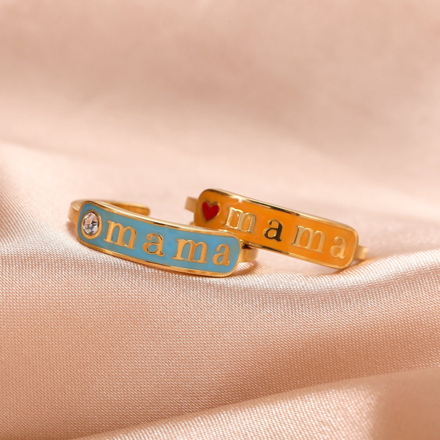 Personalized Enamel Ring QR602