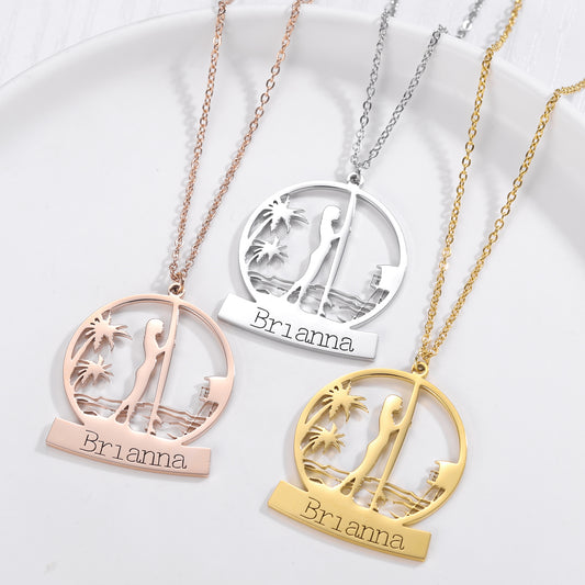 Collier Prénom Été Rond DN319