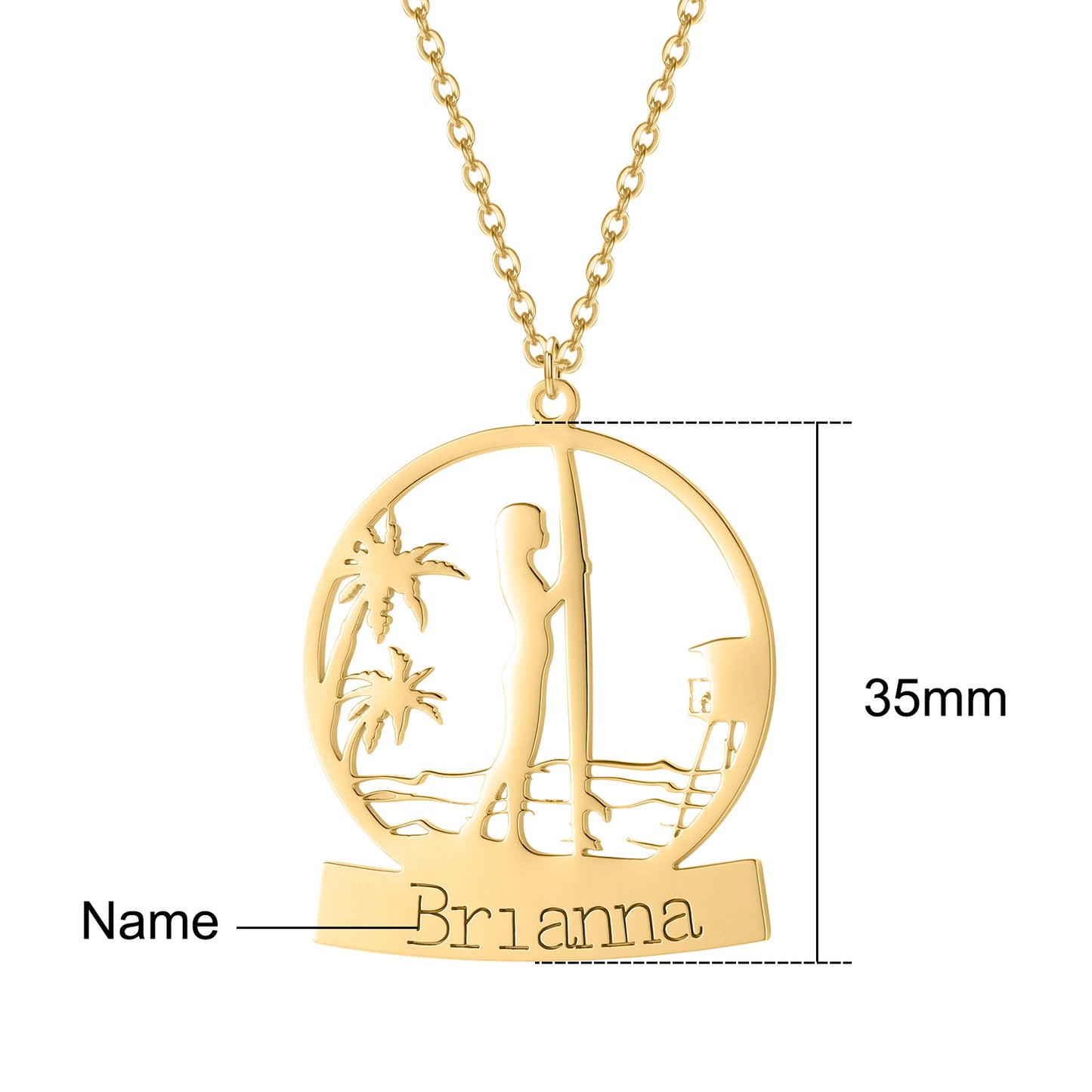 Personalise Name Necklace DN319