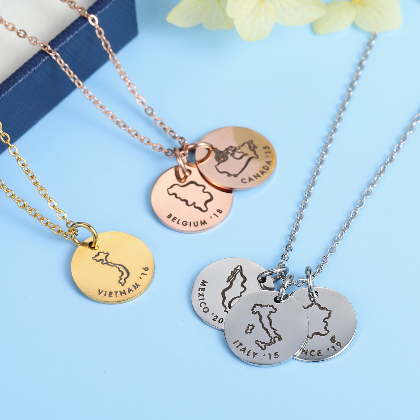 Custom Nameplated Necklaces DN135