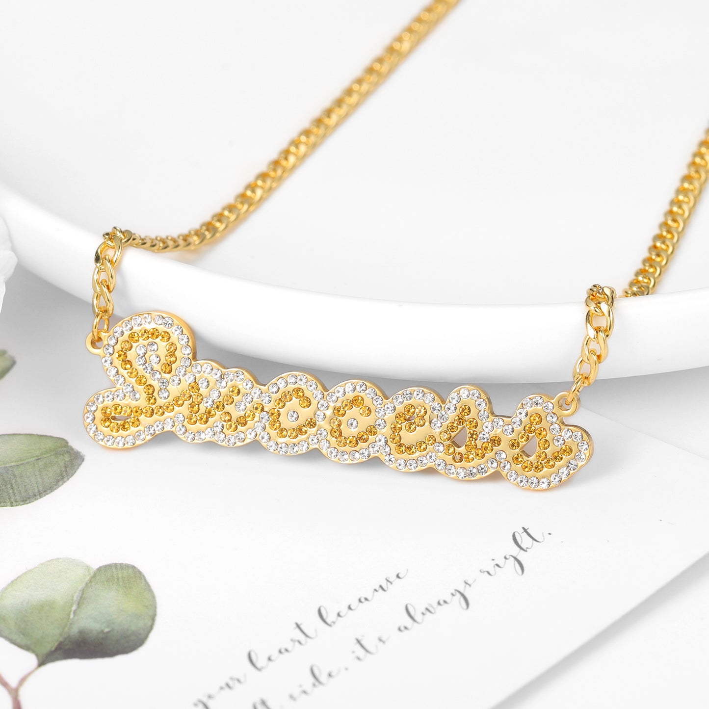 Colliers glacés Bling QN201049