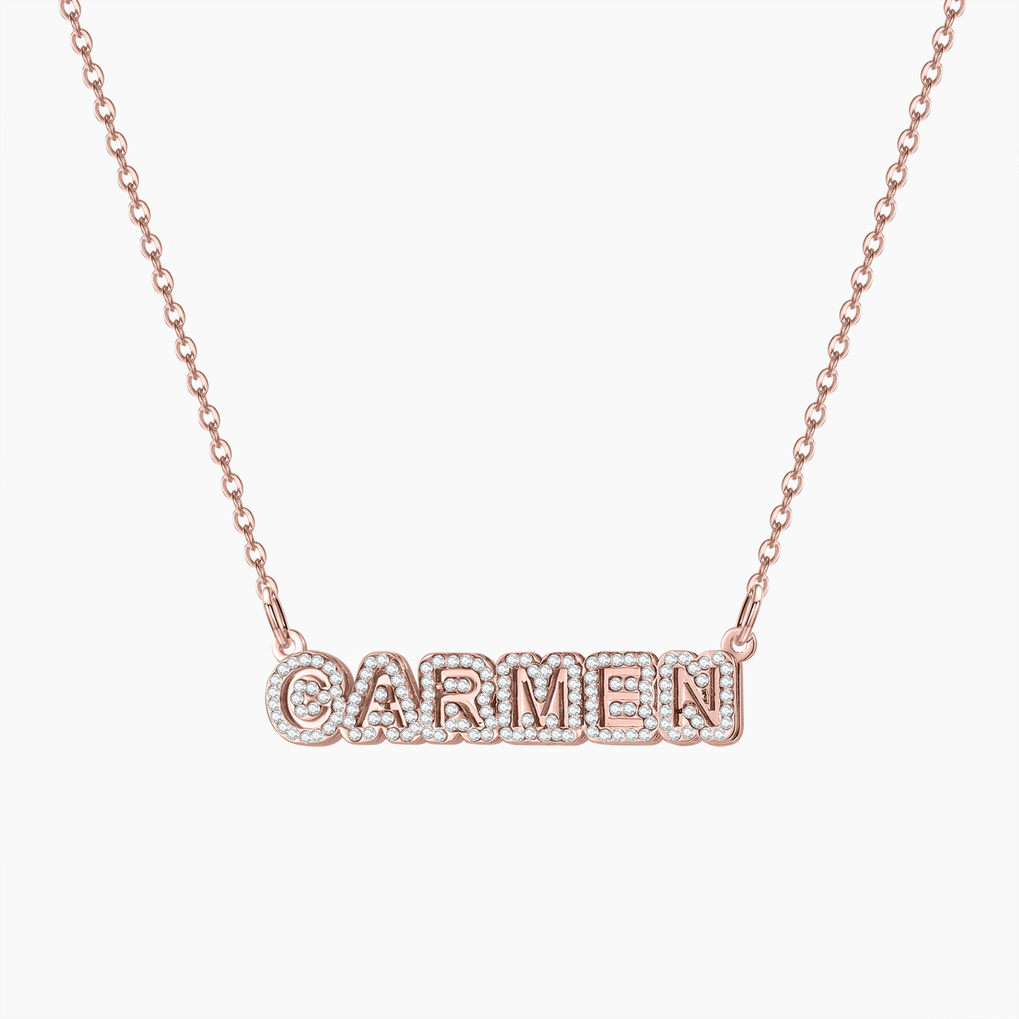 Collier magnétique personnalisé en diamants QN824
