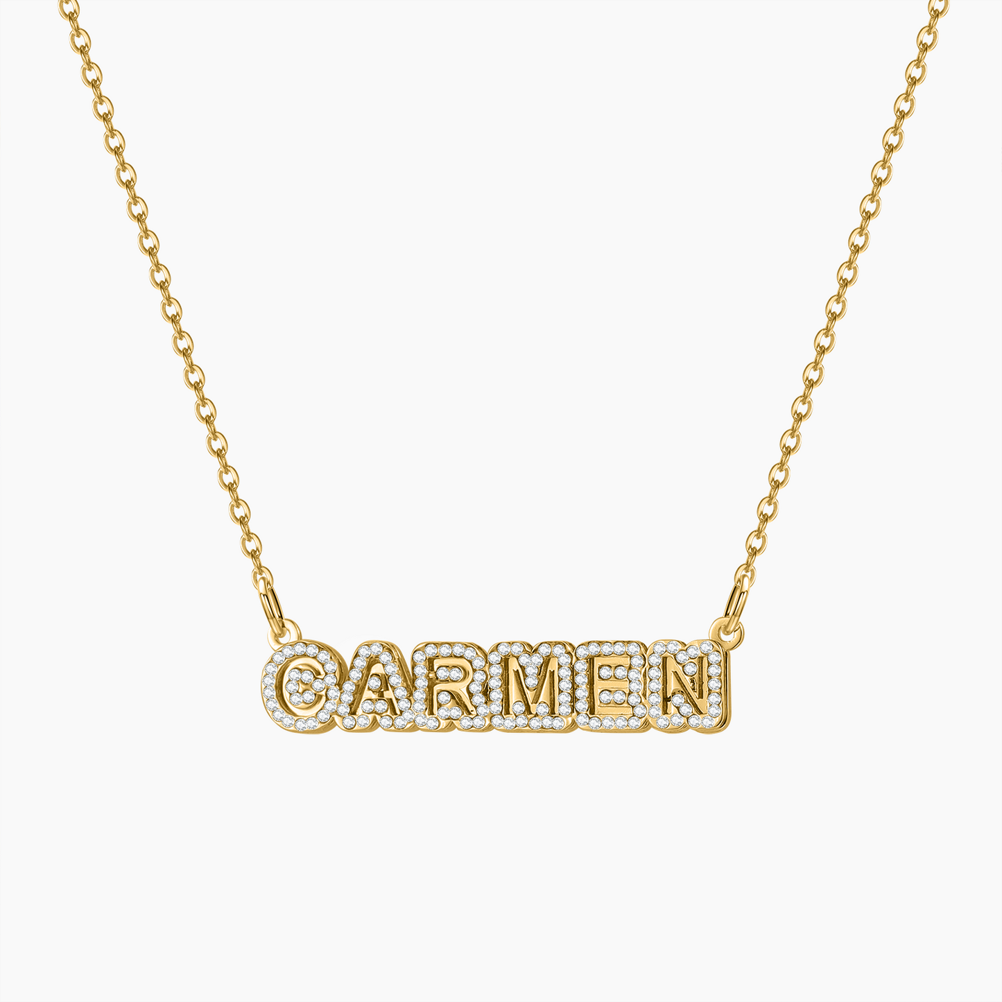 Collier magnétique personnalisé en diamants QN824