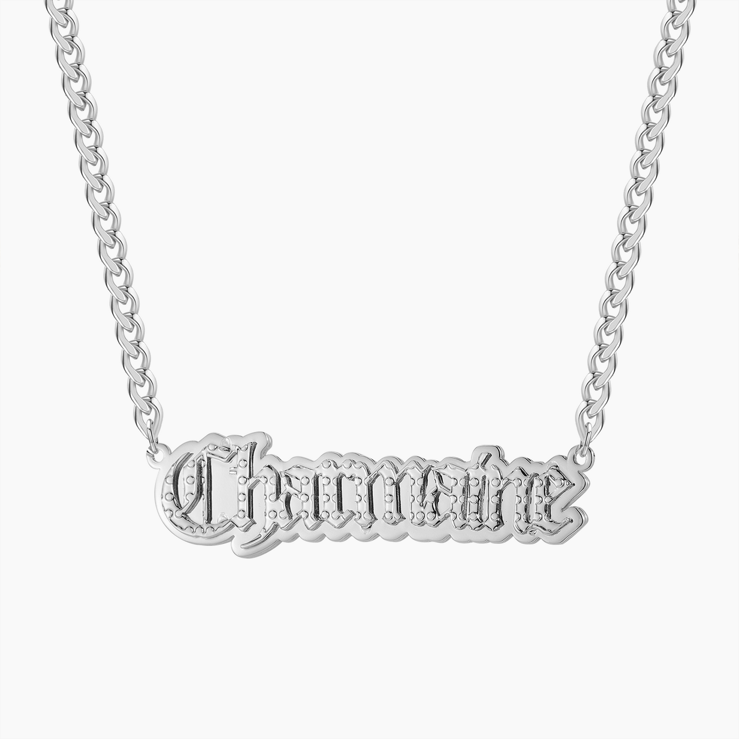 Old English Magnetic Name Necklace QN820