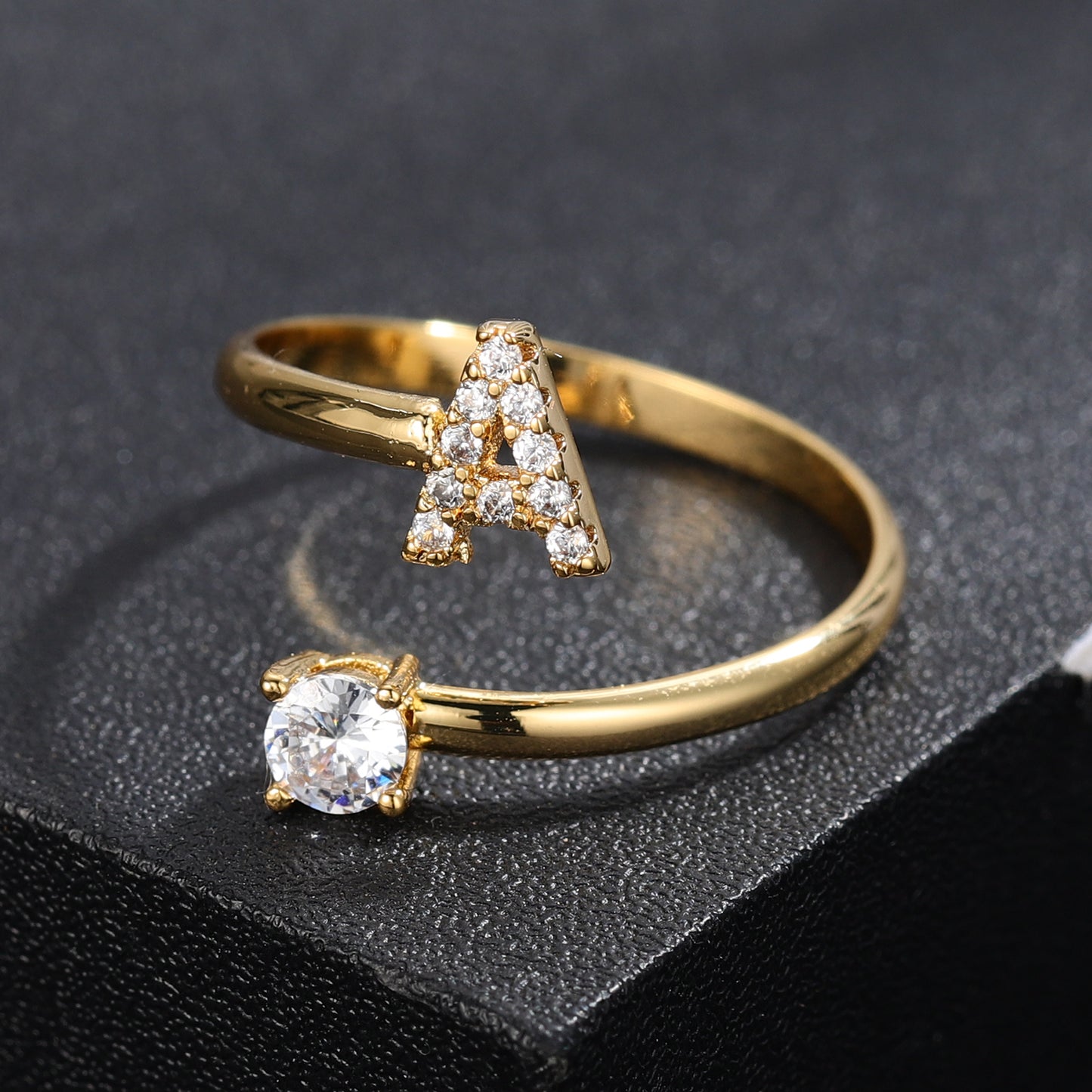 A-Z Initials Letter Ring QR187