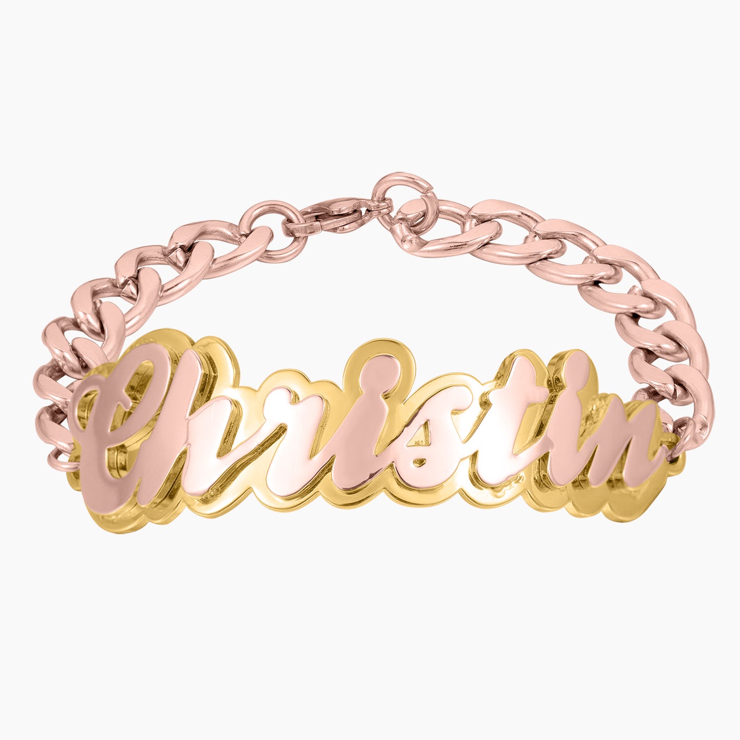 Bracelet Prénom Double Plaqué QB826