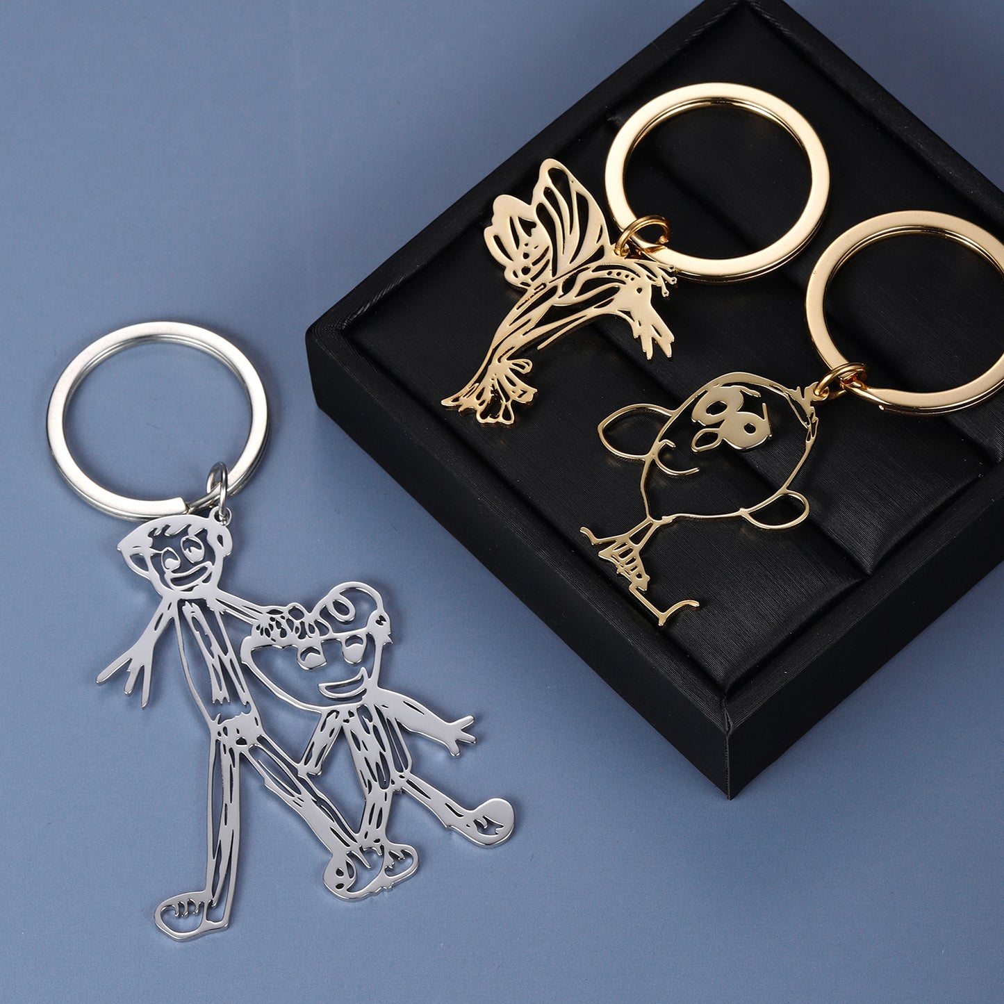 Kid's Drawing Necklace Bracelet Keychain QN815