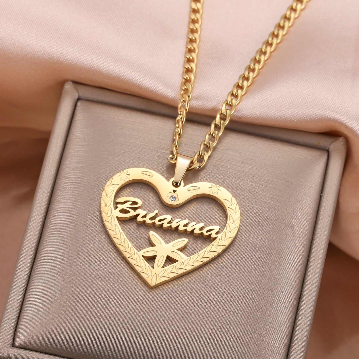 Heart Name Necklace QN620