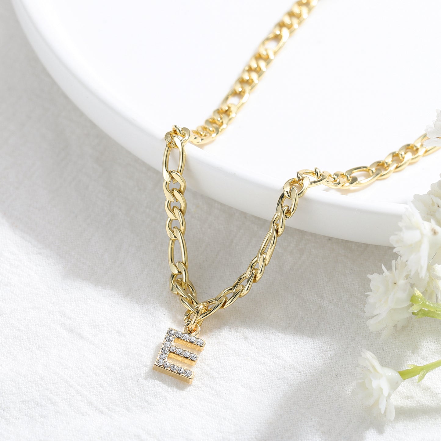 Tiny A-Z Initial Letter Anklets QA224-DZ
