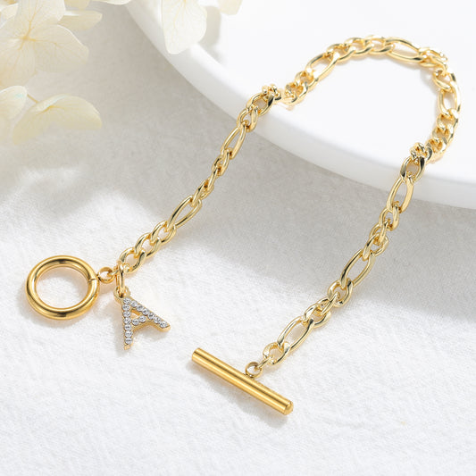 Initial Letter Bracelet QB224-2