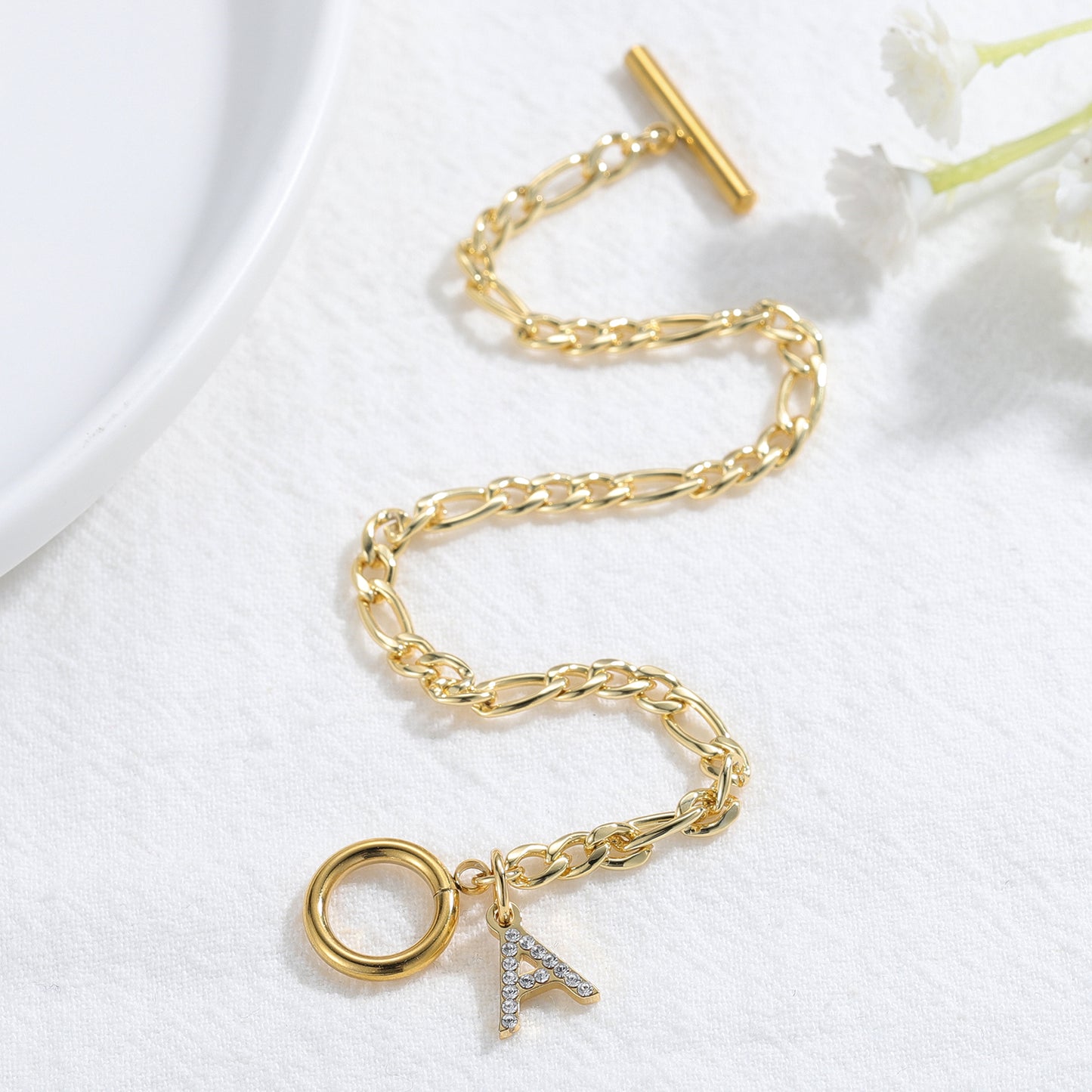 Initial Letter Bracelet QB224-2
