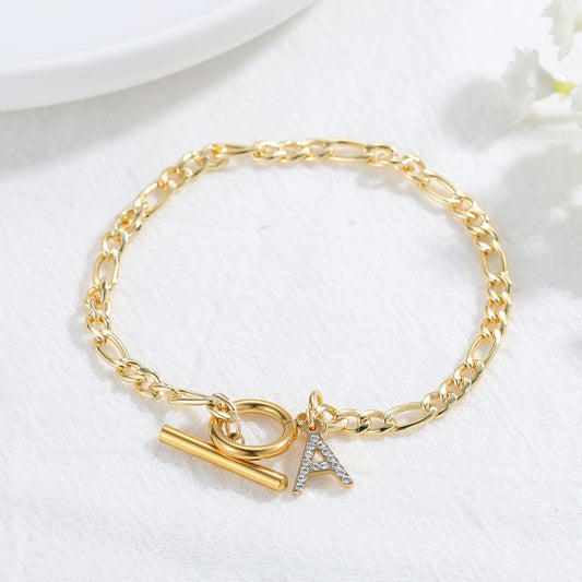 Initial Letter Bracelet QB224-2