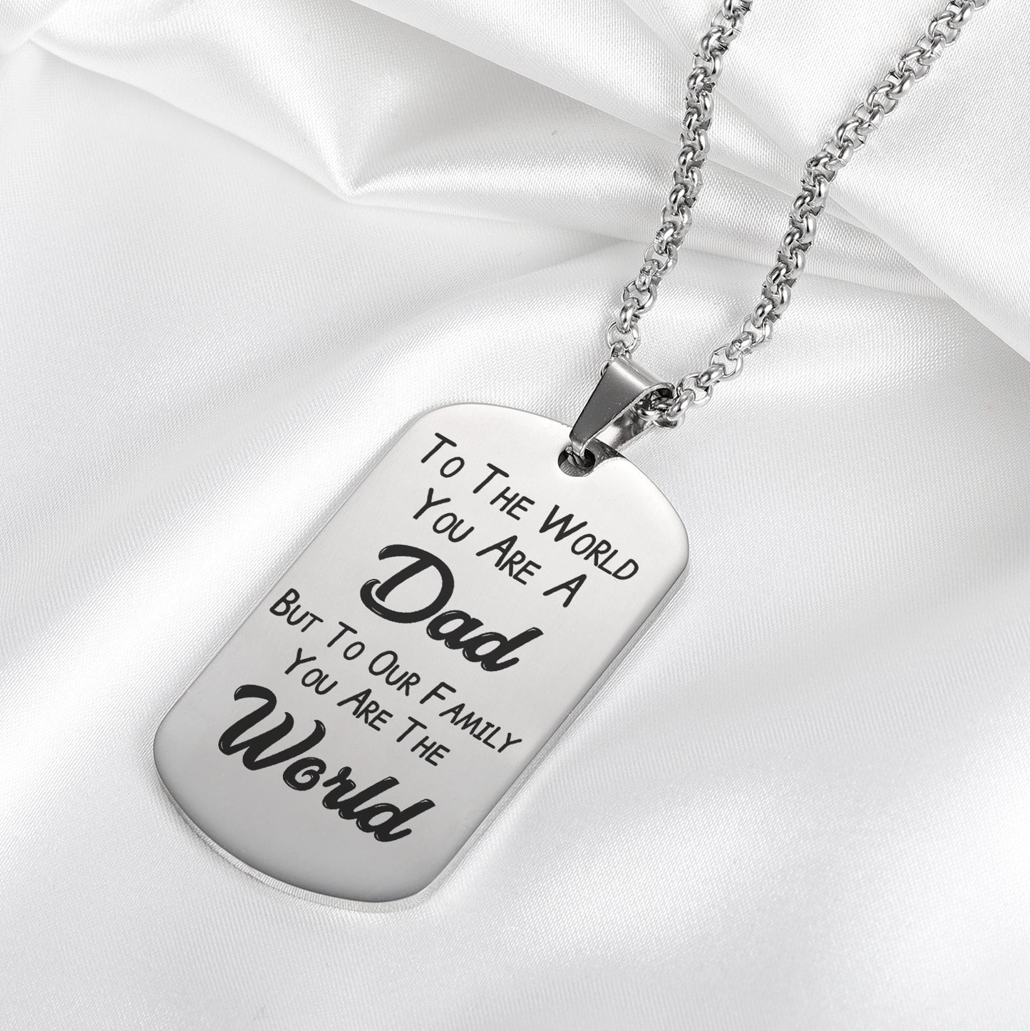 Engraved Necklace For Men HS007