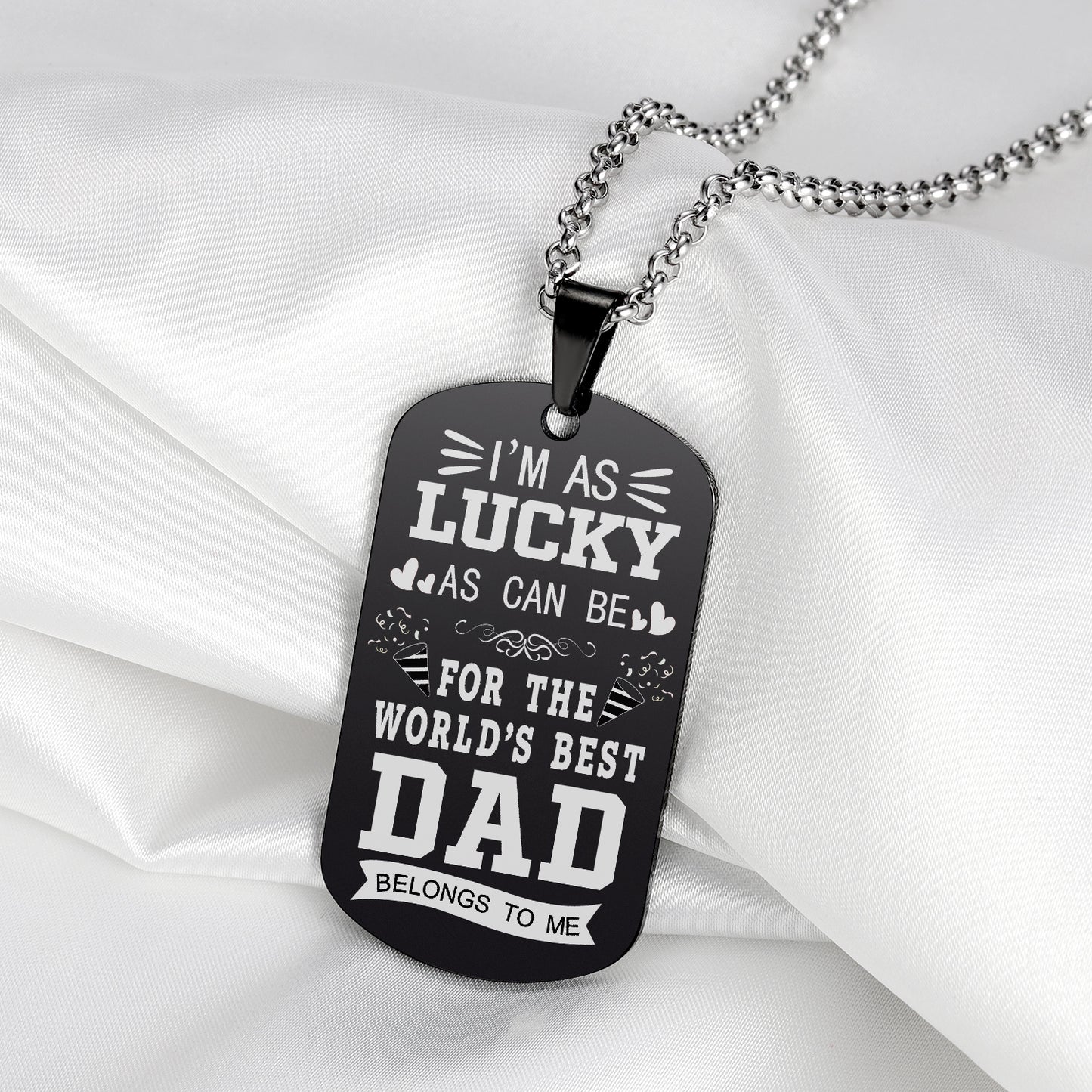 Engraved Necklace For Men HS007