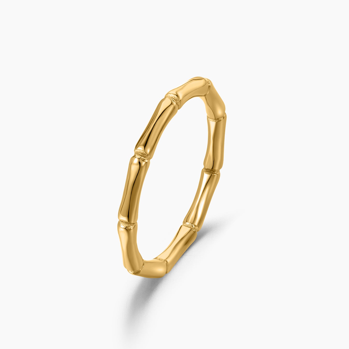 Bamboo Pattern Band Bracelet Ring QB812 QR812