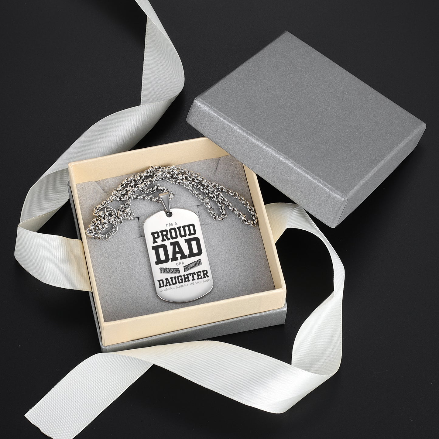 Engraved Necklace For Men HS007