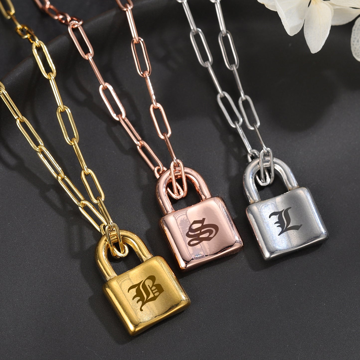 Hip Hop Necklace Lock QN20875