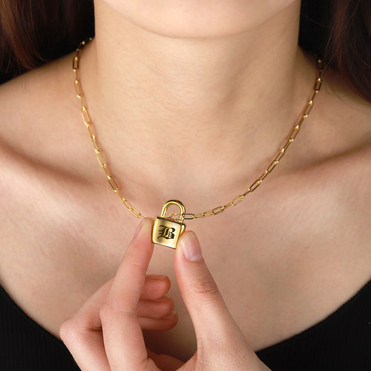 Hip Hop Necklace Lock QN20875