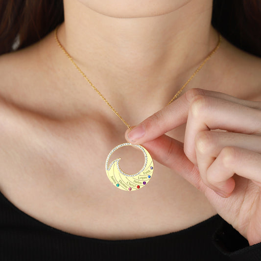 Birthstone Crystal Necklaces  DN203