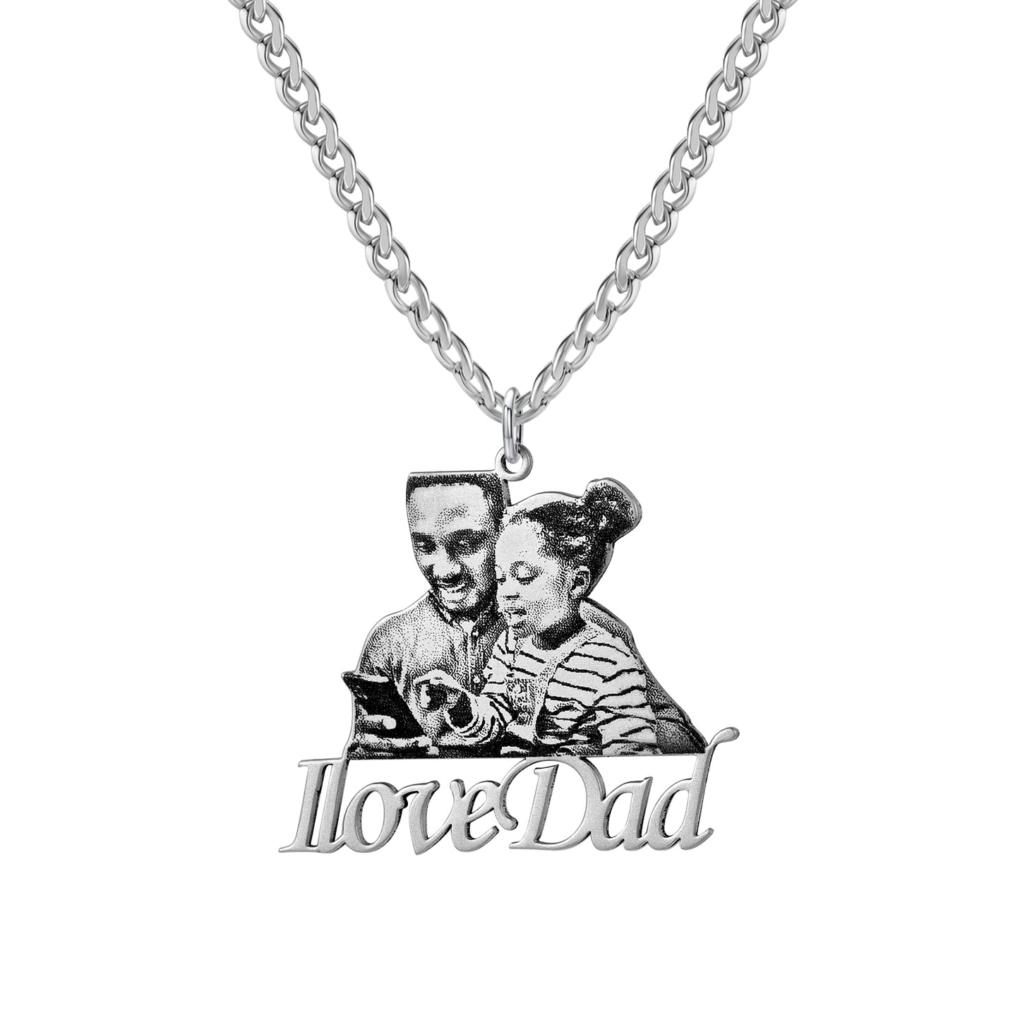 Custom Photo Name Necklaces QN480