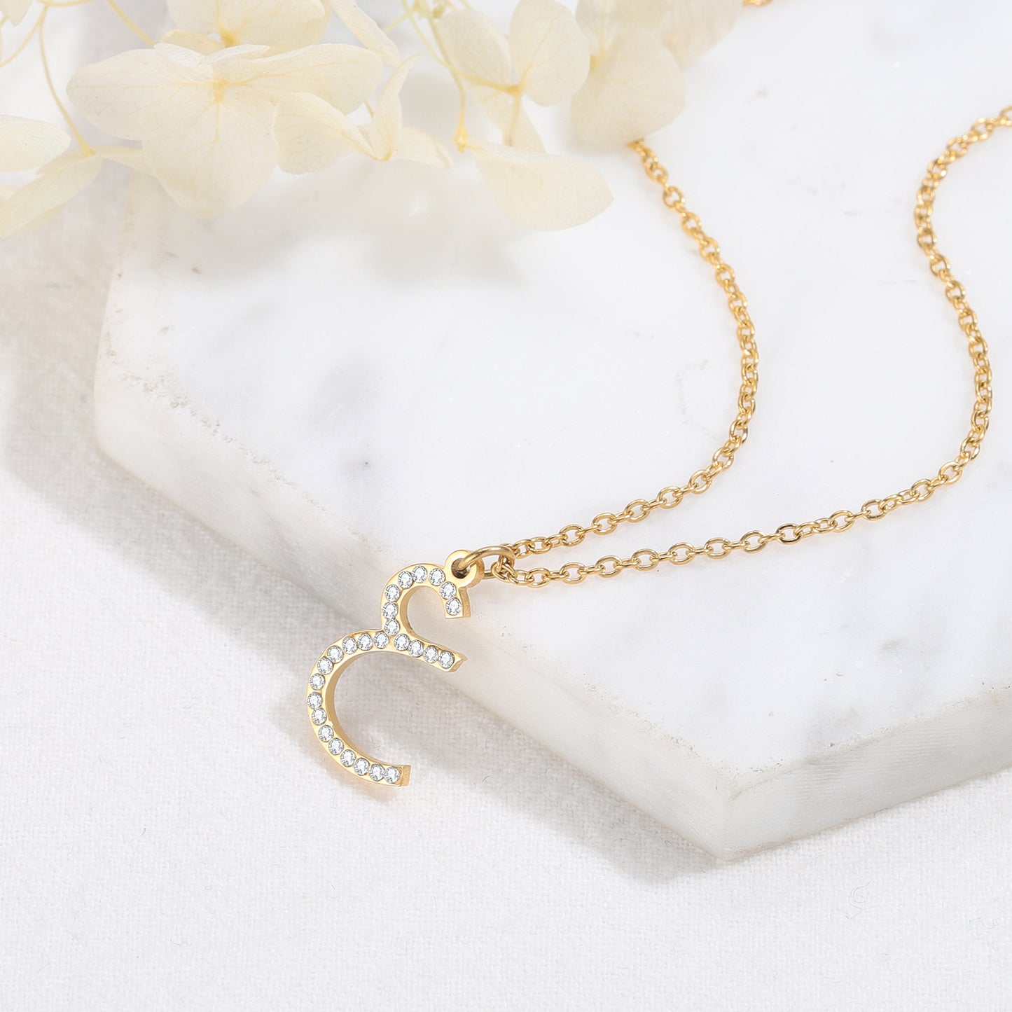 Diamant-Halsketten mit arabischen Buchstaben SN262