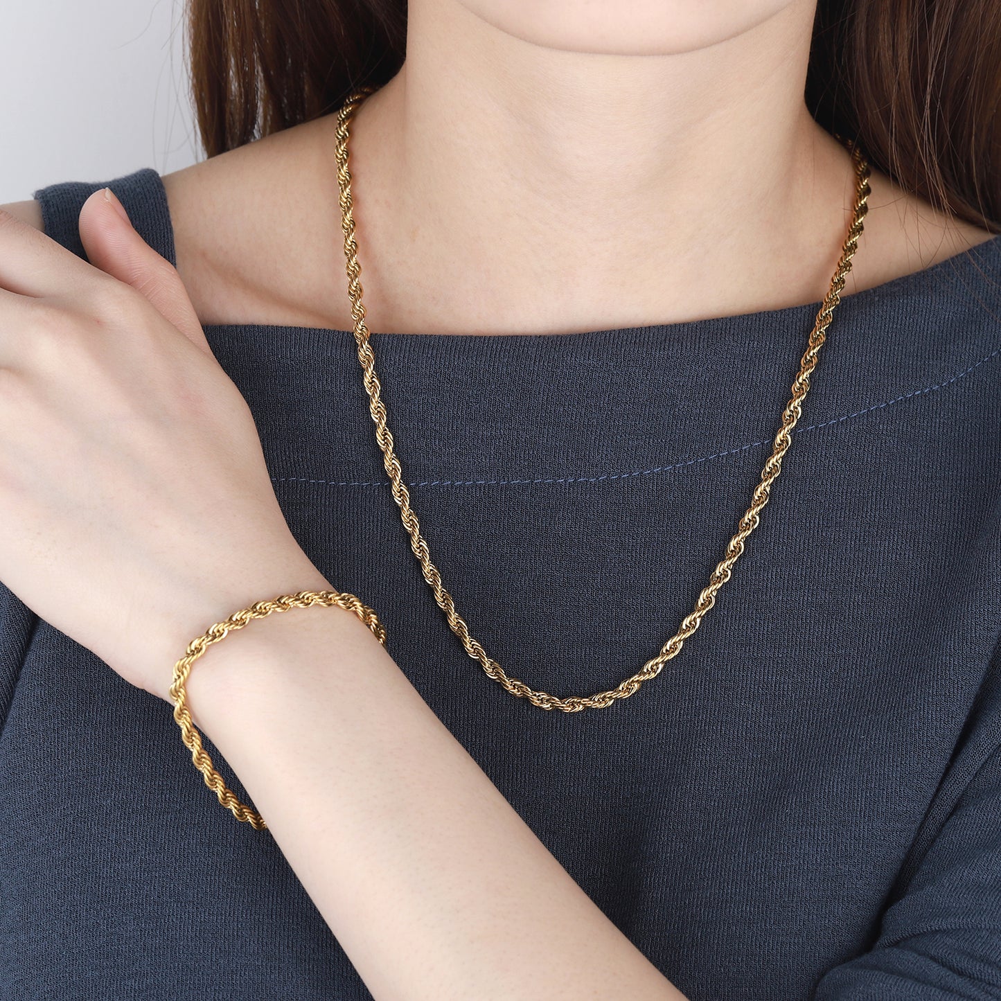 Chaîne torsadée 3mm