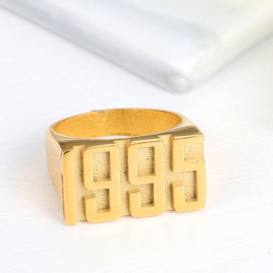 Hip Hop 3D Name Ring QR201026