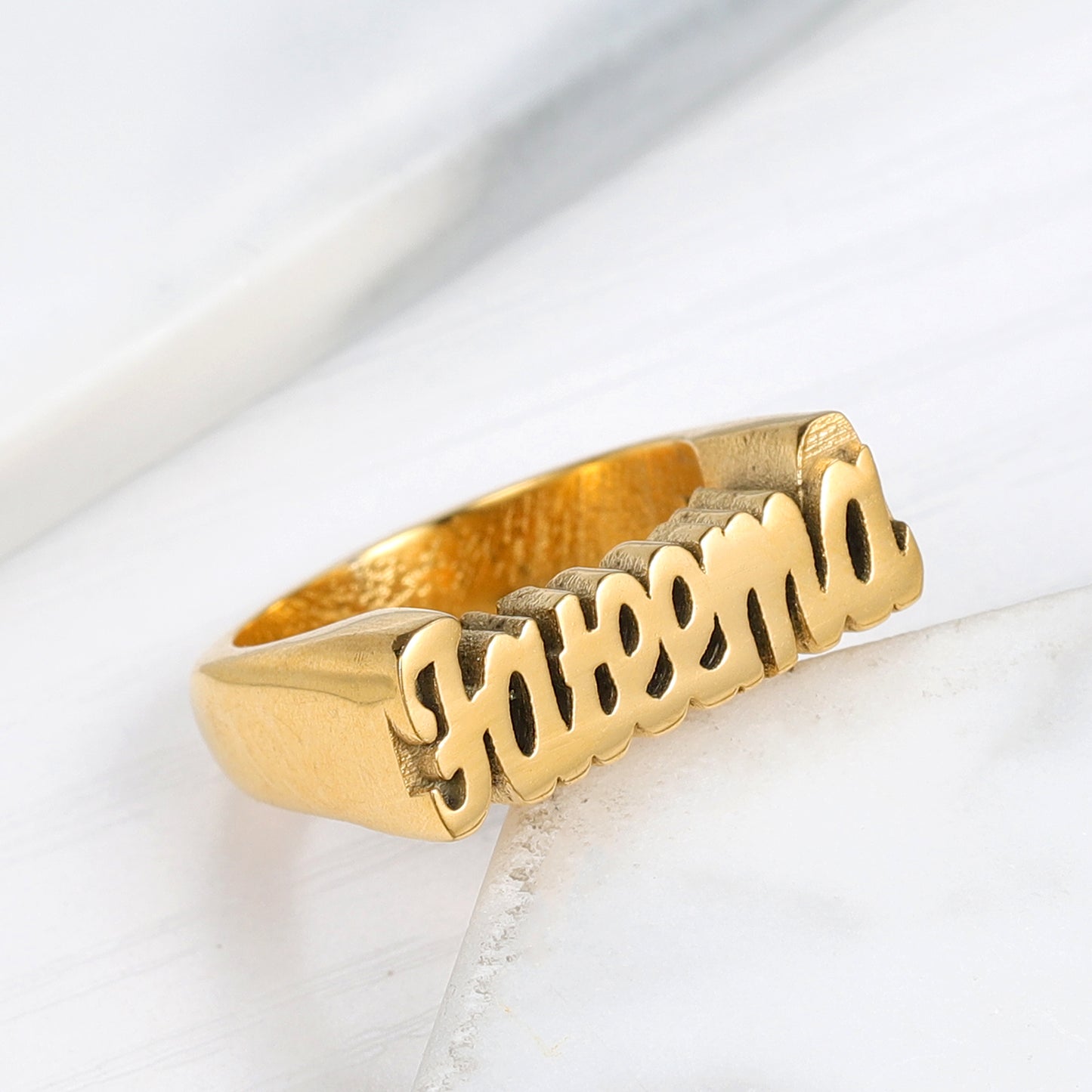 Hip Hop 3D Name Ring QR170