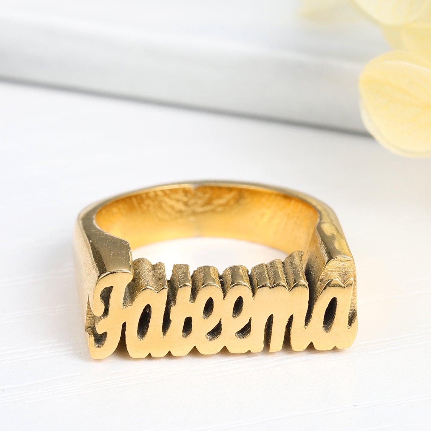Hip Hop 3D Name Ring QR170