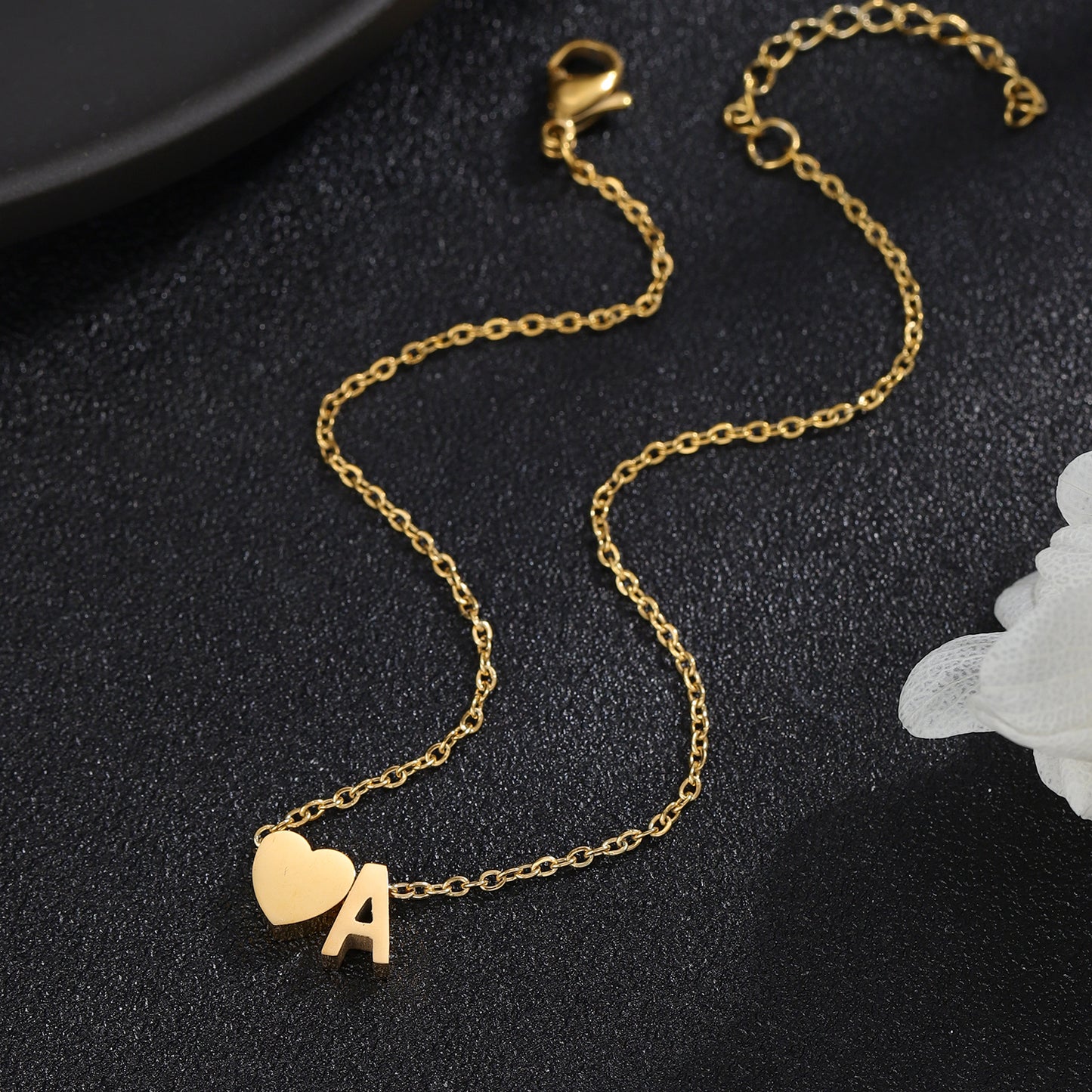 nitial Letter Anklet SA195