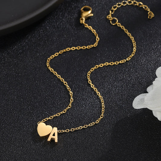 nitial Letter Anklet   SA195