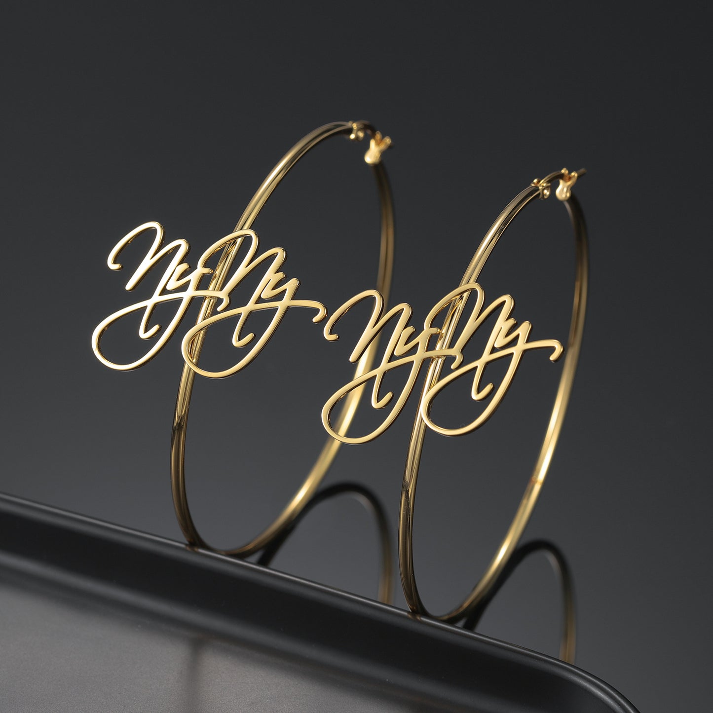 Custom Name Hoop Earring QE855
