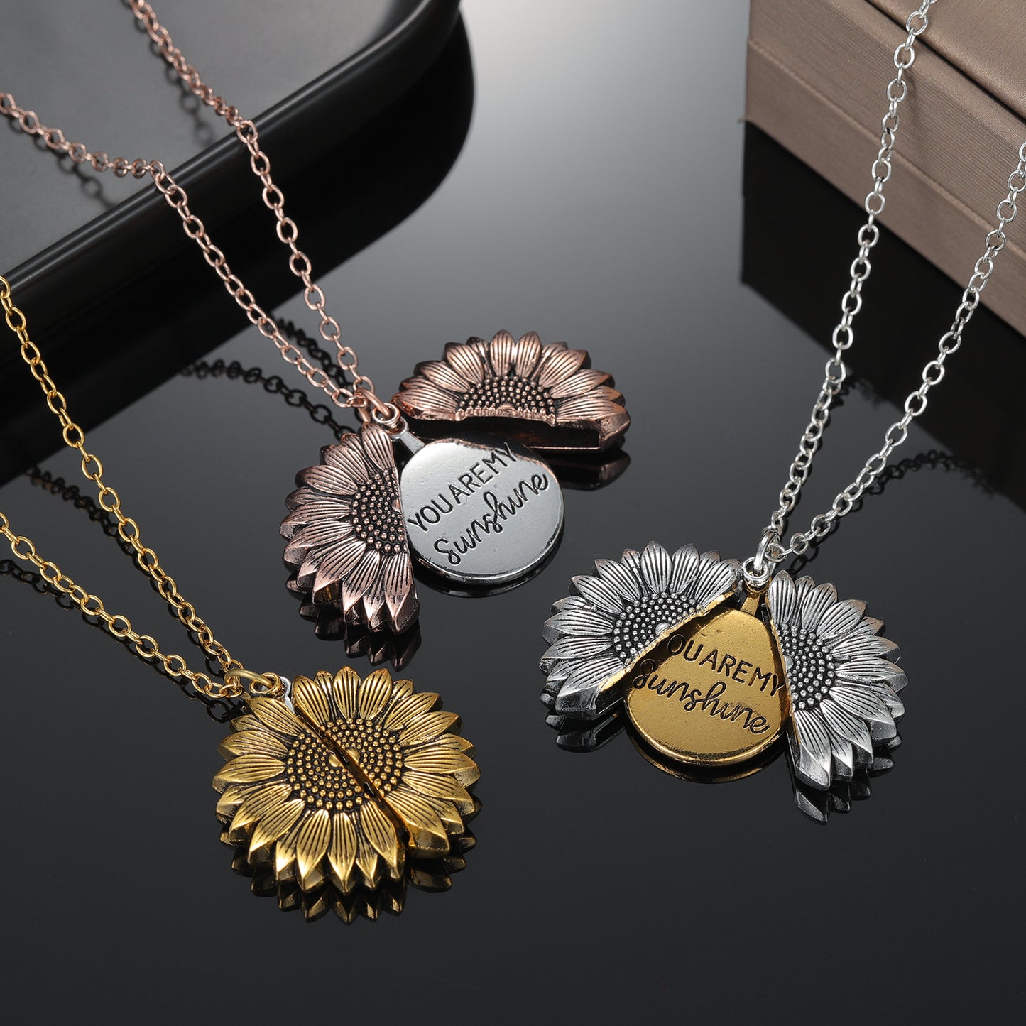 Custom Sunshine Flower Necklace QN851