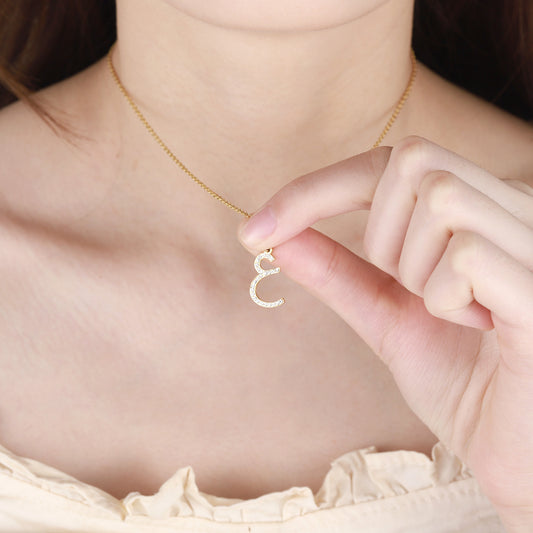 Custom Arabic Initial Letter Necklaces SN272