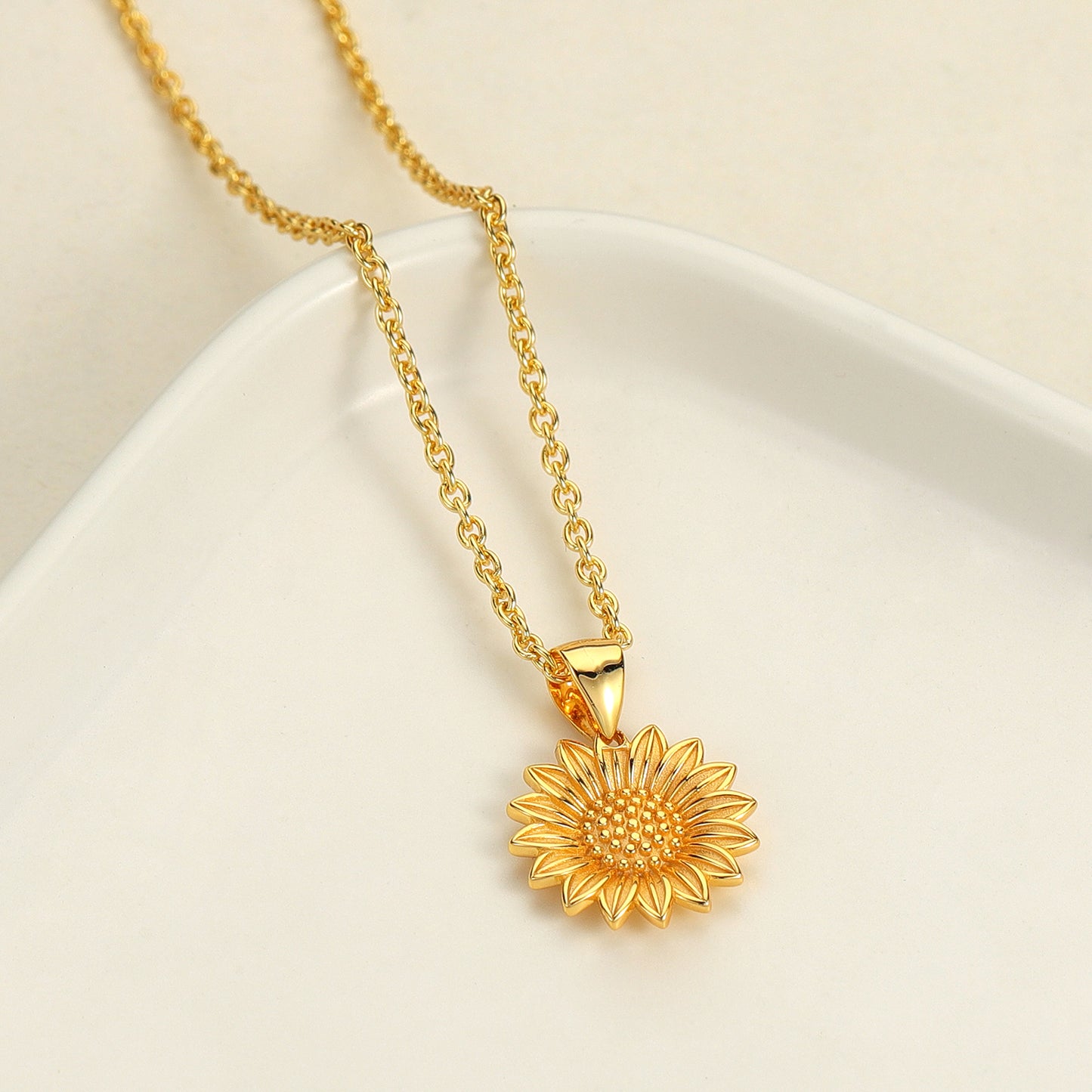 Sunflower Pendant Necklace SS-N-8002